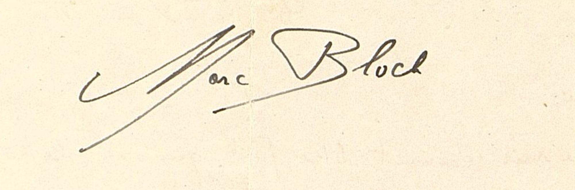 29 lettres de Marc Bloch adressées à André Déléage (53 J)  