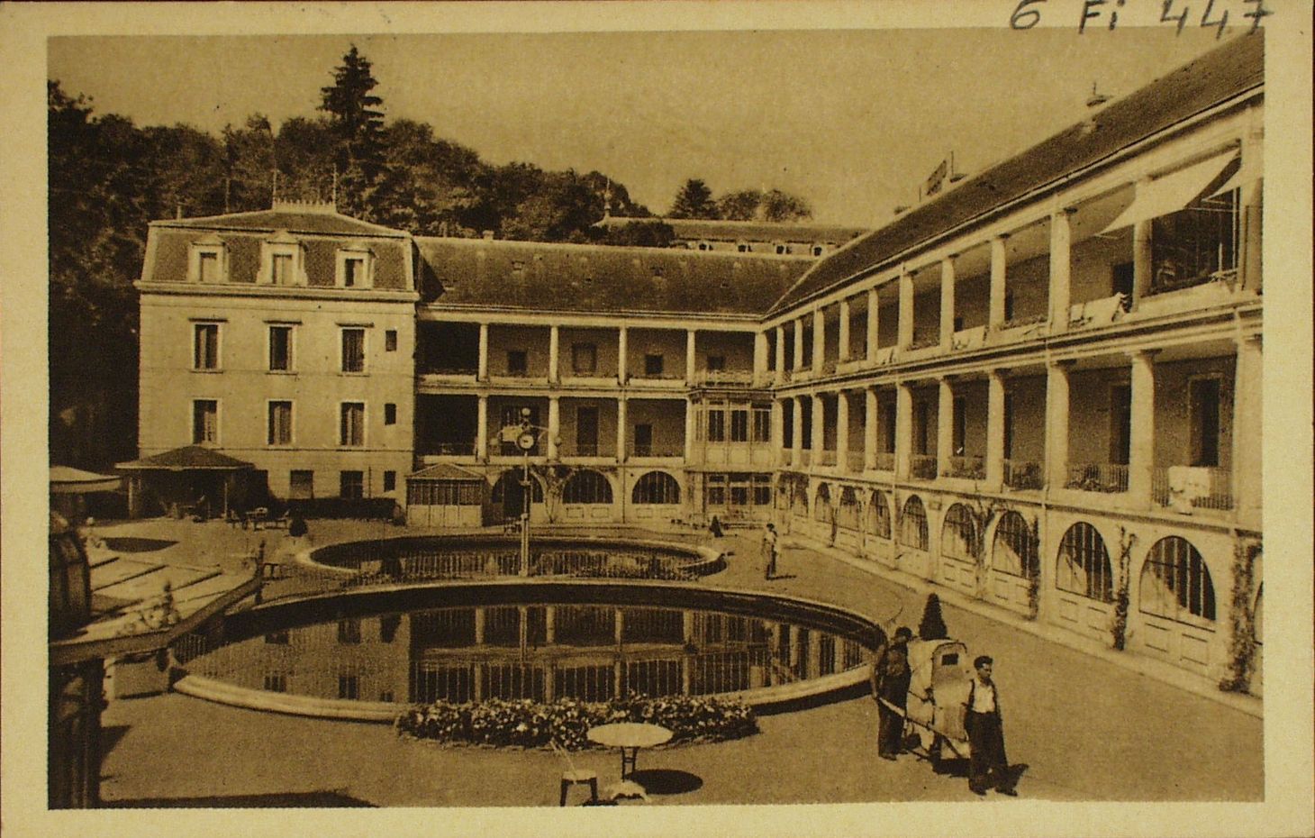 Carte postale des thermes de Bourbon-Lancy (6 Fi 447, 20ème siècle)