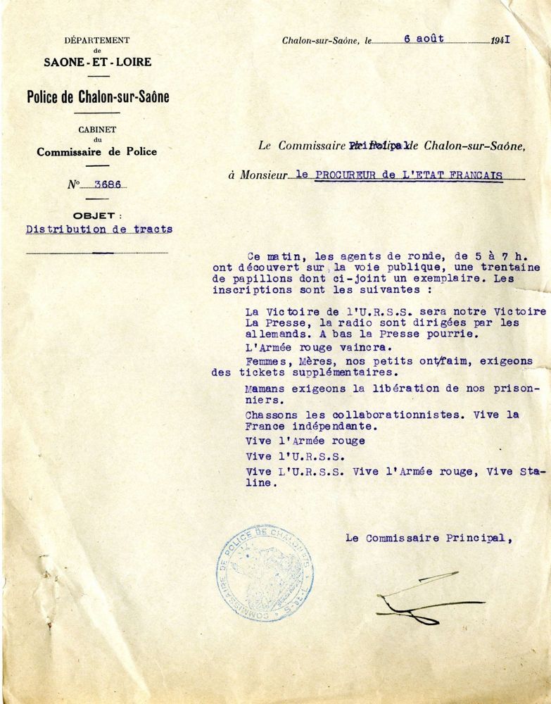 "Communiquer pour résister"