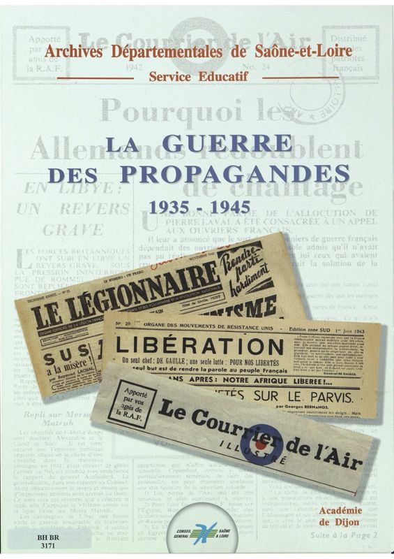 Cahier d'activité "La guerre des propagandes (1939-1945)