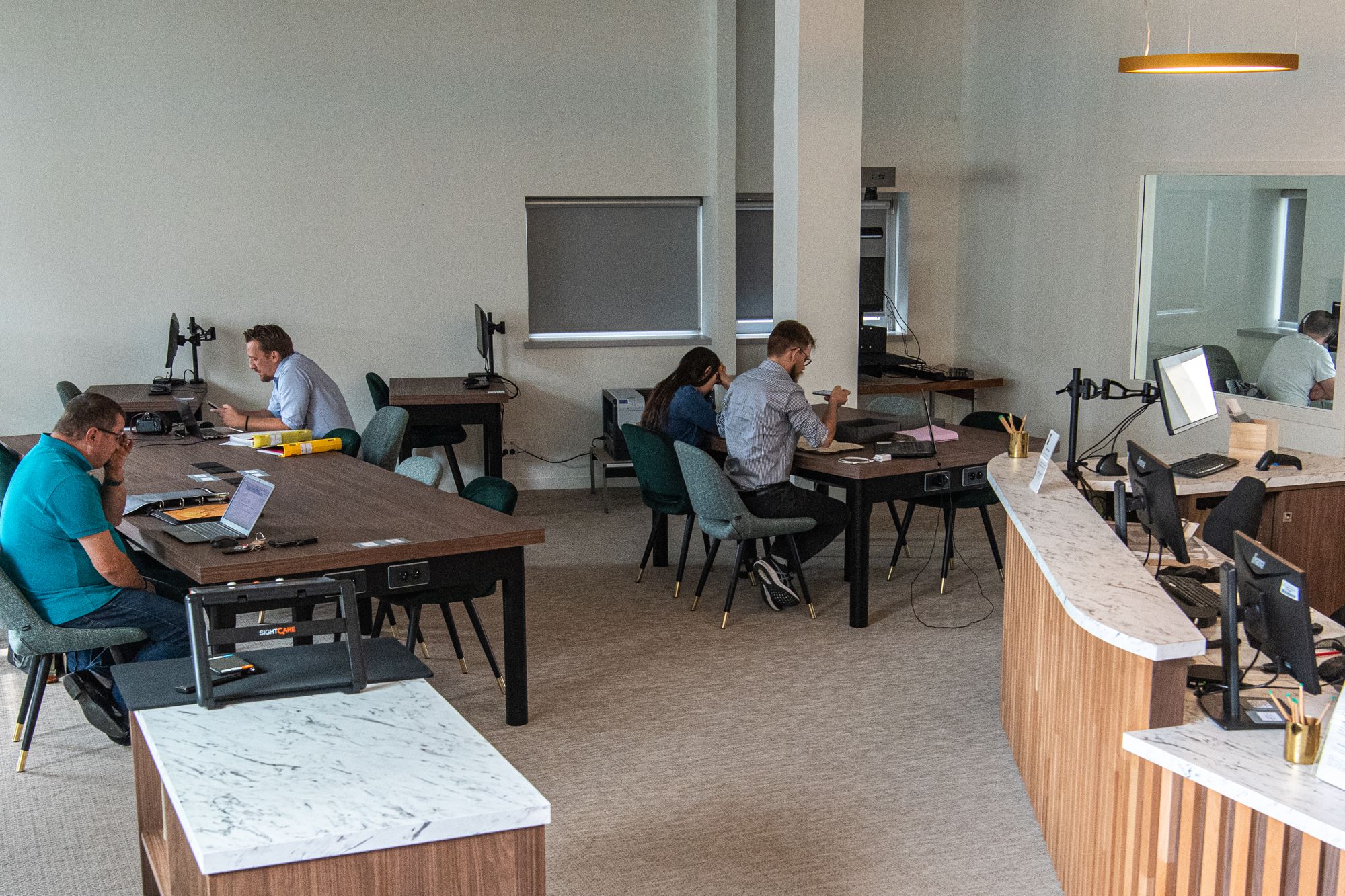 En salle de consultation