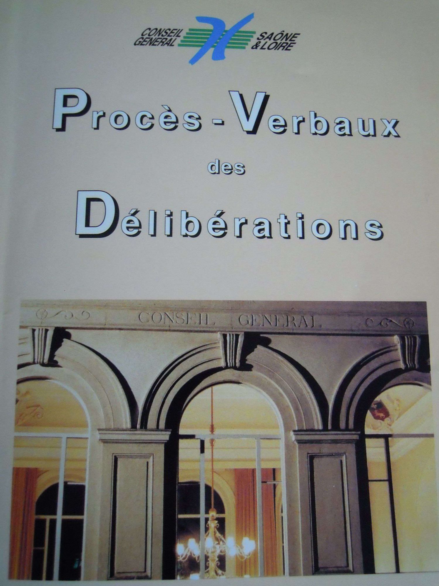 Délibérations et rapports du Conseil général  de 1833 à 1839 et 1946 à 1982