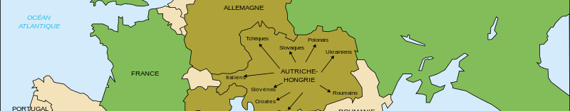 Carte des alliances en 1914