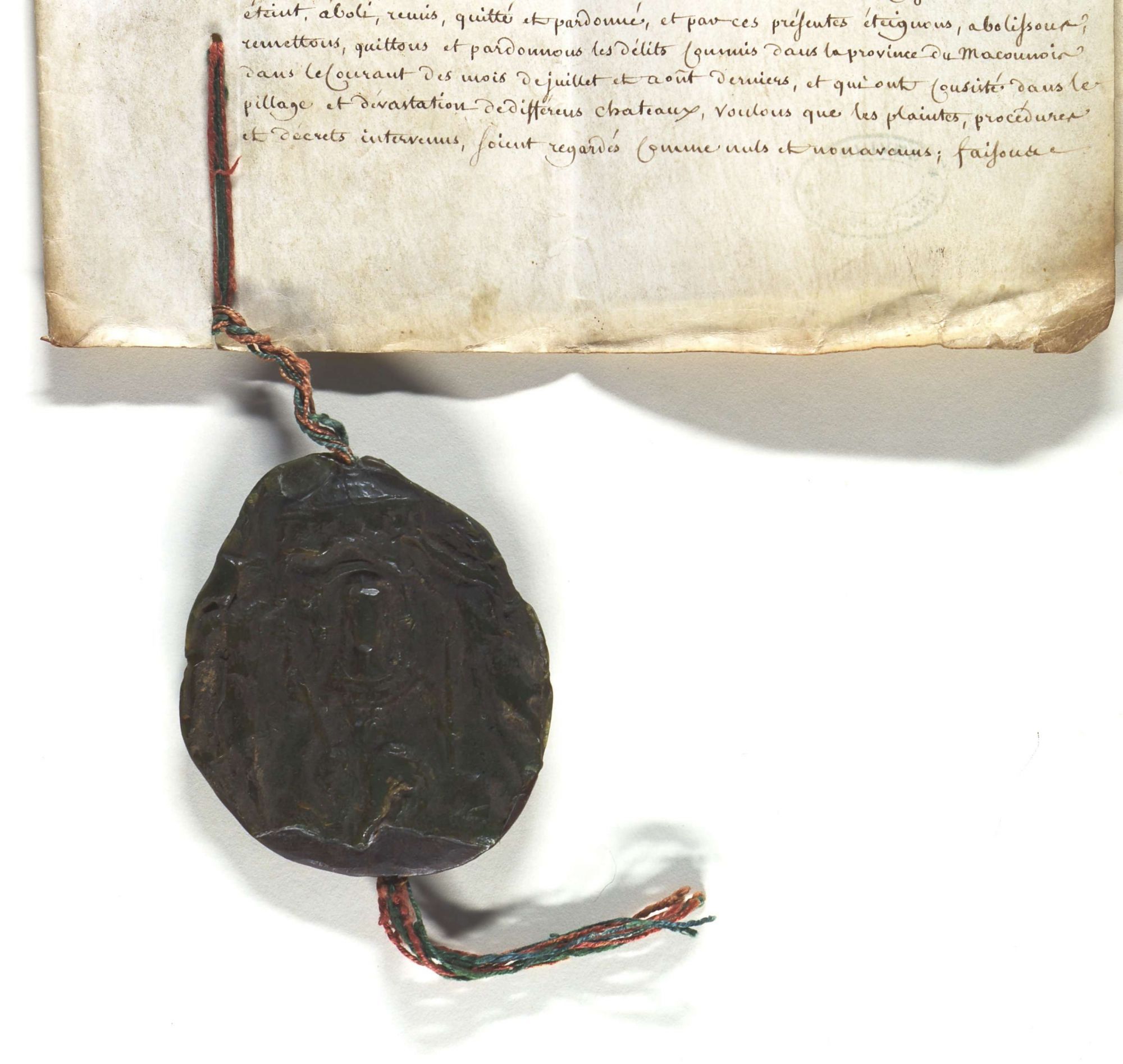 Sceau de Louis XVI (B1718/260)