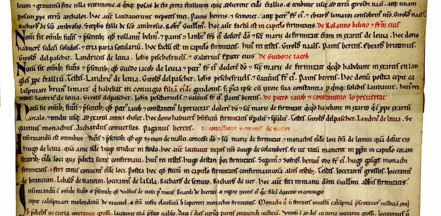 H25 pièce 8, Gautier de Taizey est contraint de restituer le moulin de Raveneau aux moines de la Ferté (1162) 