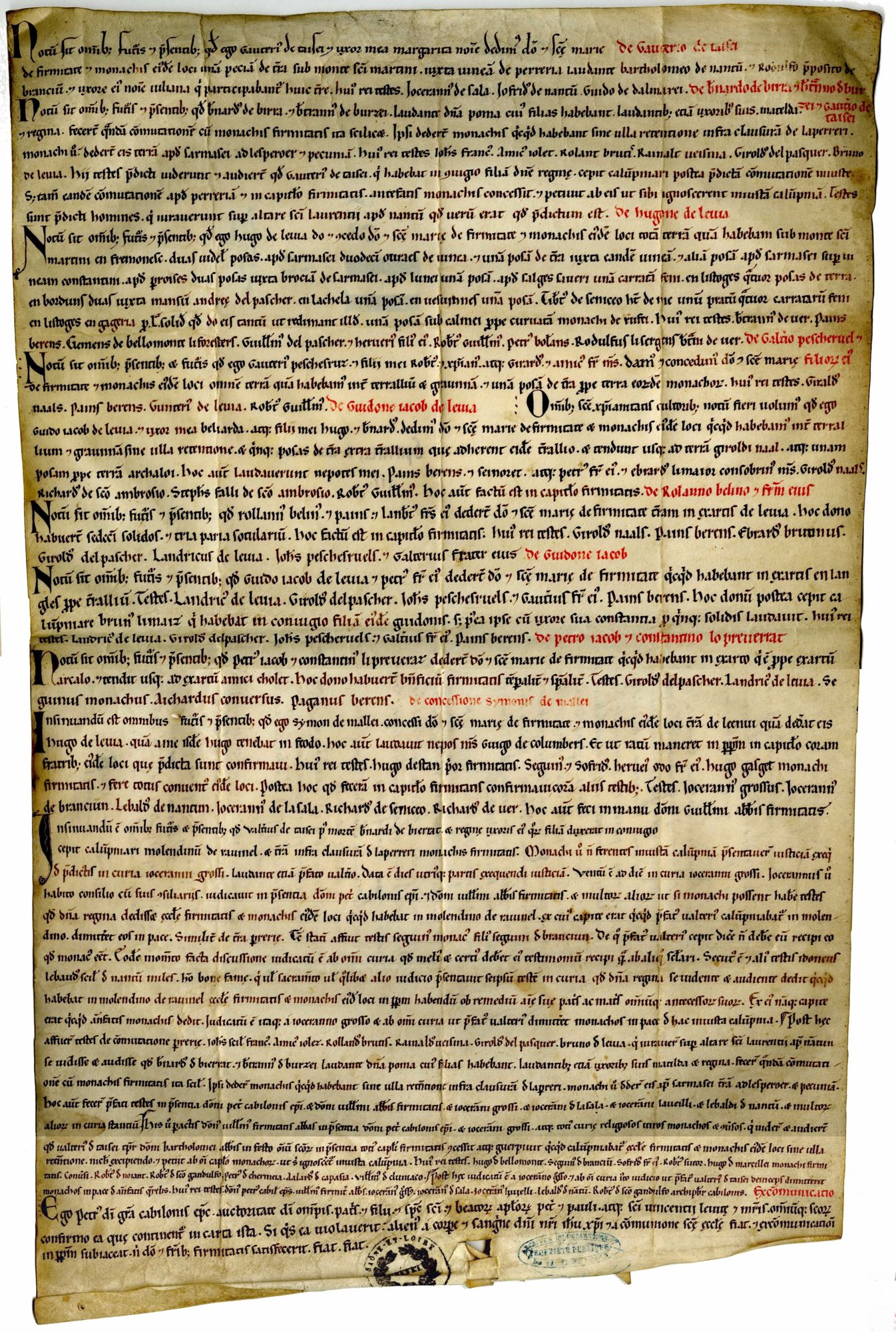 La Saône-et-Loire au temps de la féodalité (X°-XV° siècles)