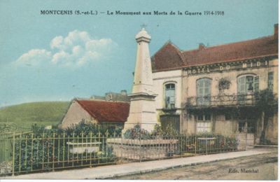 Monuments aux morts (Commune de Montcenis, AD071_1T285_179)
