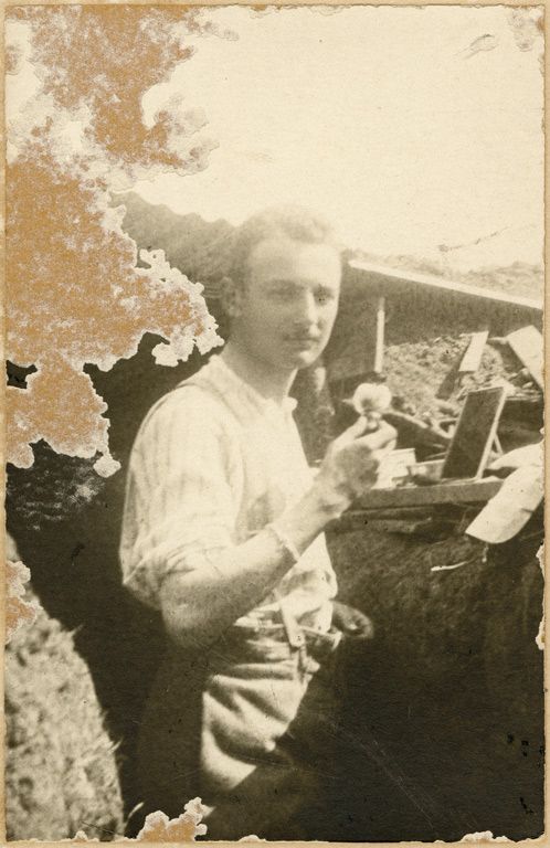 Henri-Paul Schneider au front. CUCM, dépôt C. Schneider à l'Ecomusée Creusot-Montceau.