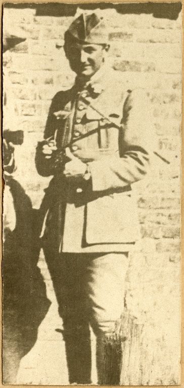 Henri-Paul Schneider au front. CUCM, dépôt C. Schneider à l'Ecomusée Creusot-Montceau.