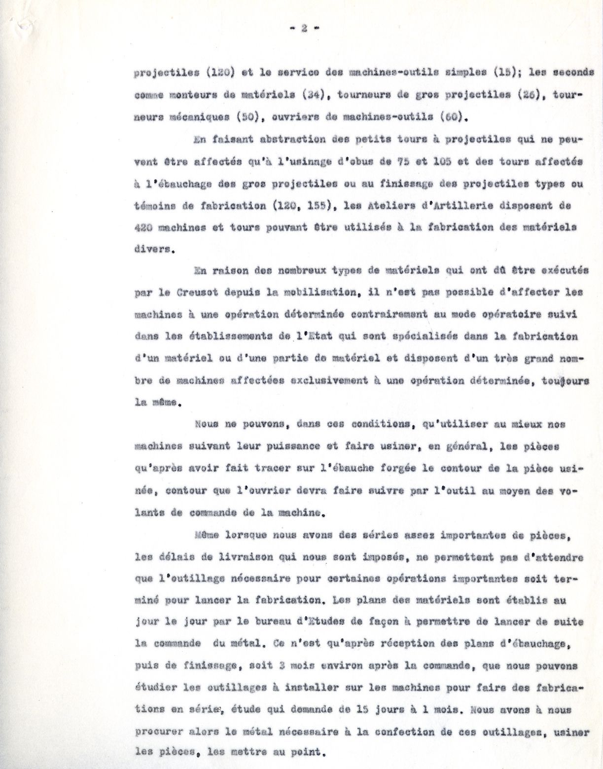 Note dactylographiée. Collection AFB SS1150-05-09