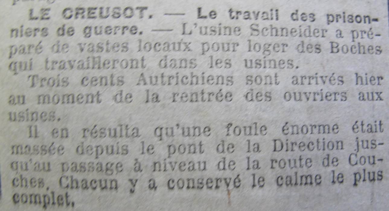 Le Progrès de Saône-et-Loire, 3 août 1916. ADSL PR 97/79