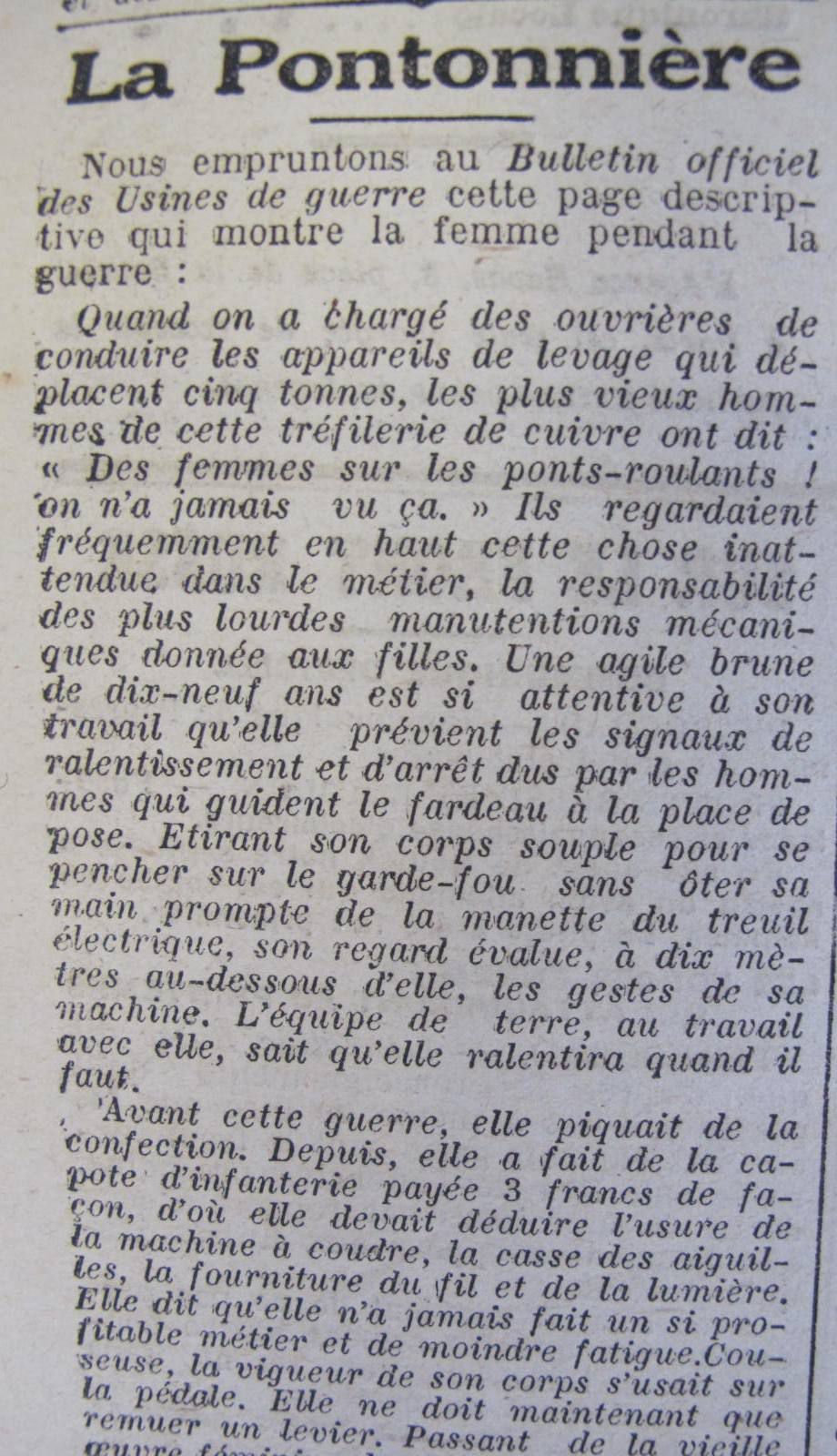 Le Progrès de Saône-et-Loire, 7 mars 1917. ADSL PR 97/80