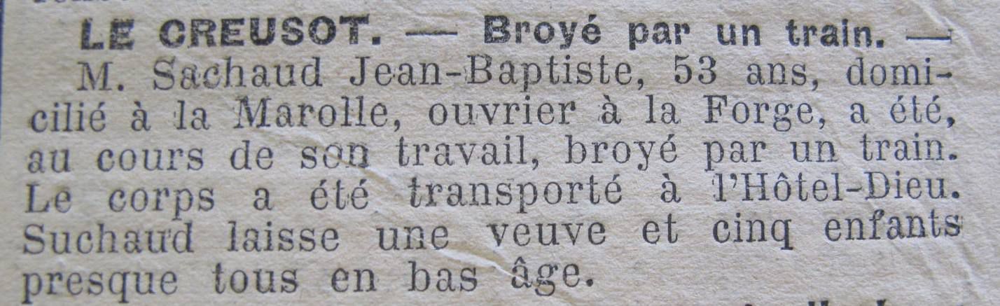 Le Progrès de Saône-et-Loire, 9 août 1915. ADSL PR 97/77
