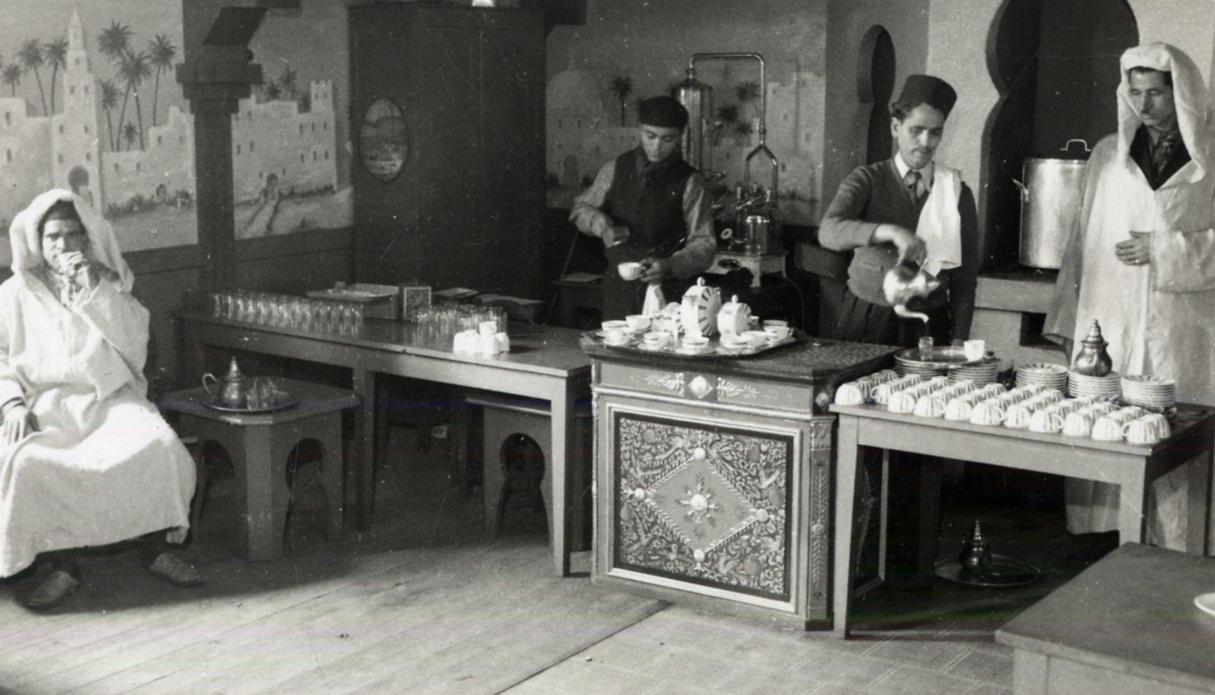 Le café maure. Collection AFB