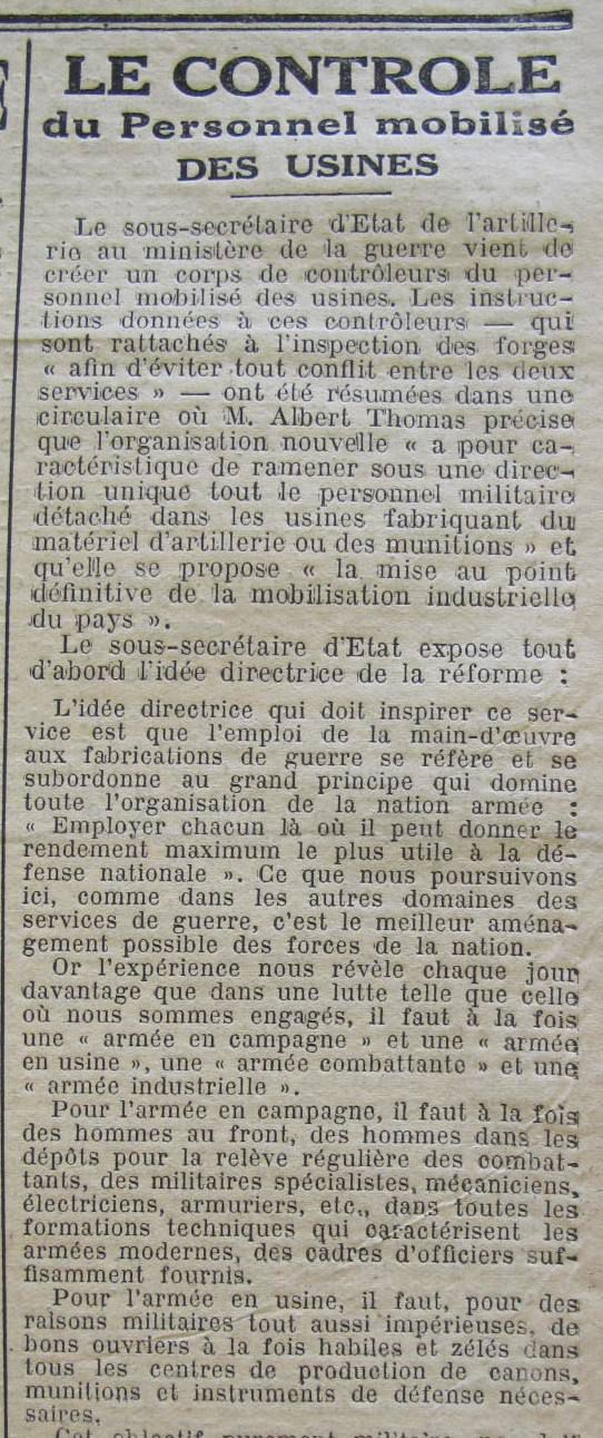 Préconisations pour la main d'oeuvre