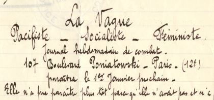 La Vague, 11 décembre 1917, AD71 M3311