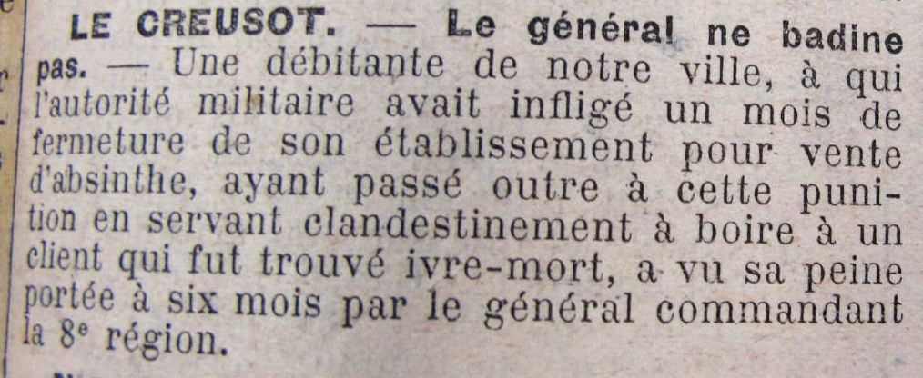 Le Progrès de Saône-et-Loire, 10 mars 1915. ADSL PR 97/76