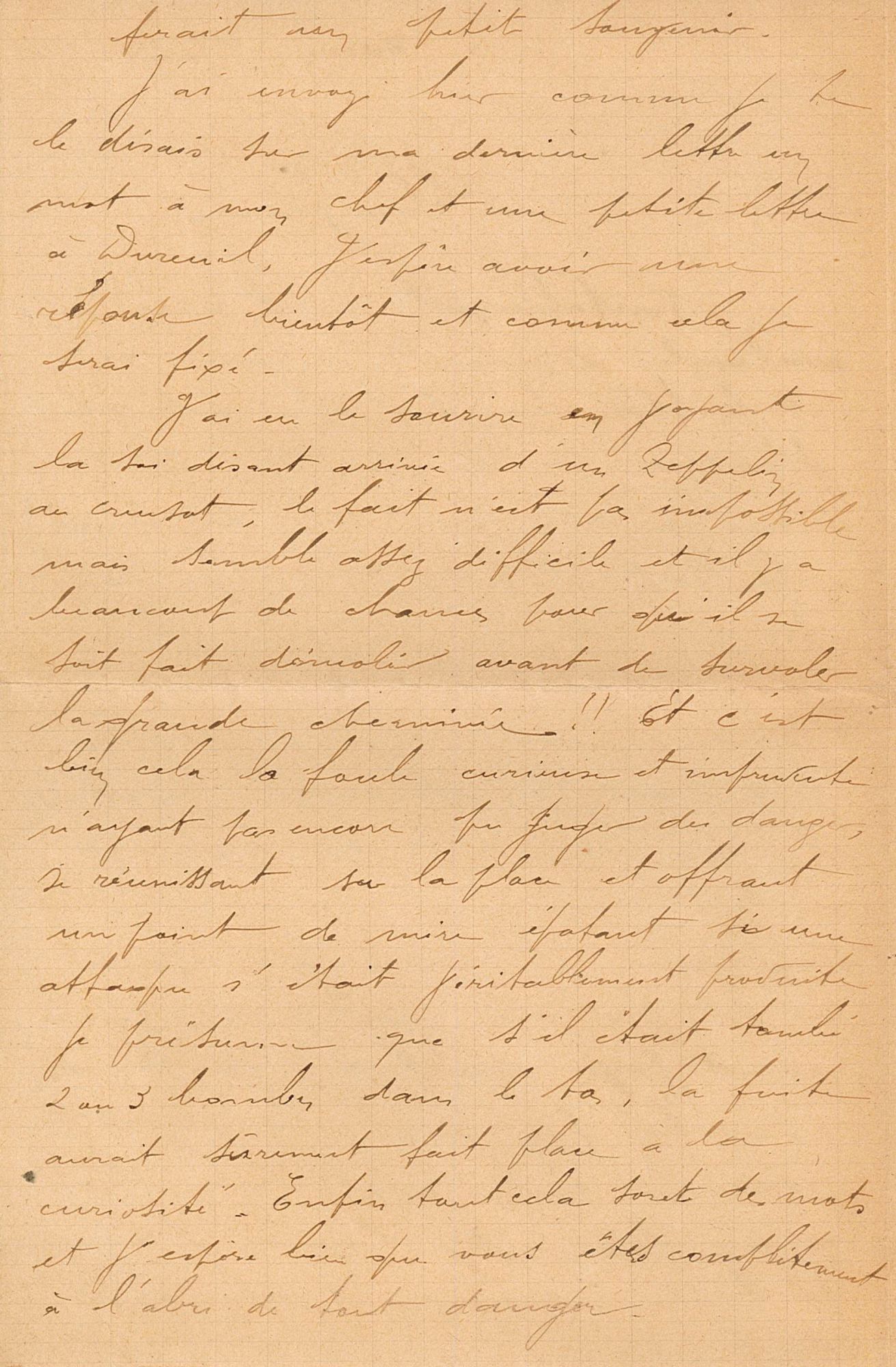 Lettre de Jean Jusot à son épouse Jeanne, 4 janvier 1915. CUCM, dépôt Famille Jusot